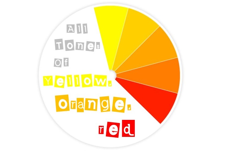 Colour week: wear yellow, orange, red